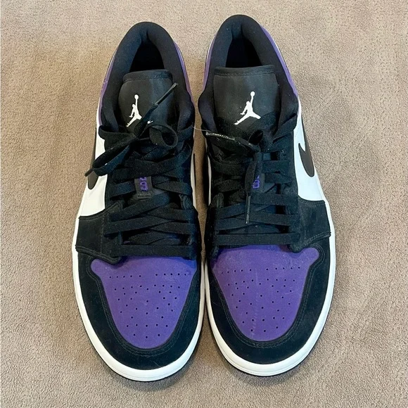 Air Jordan 1 Low – “Court Purple” (2019 release) - Picture 1 of 6